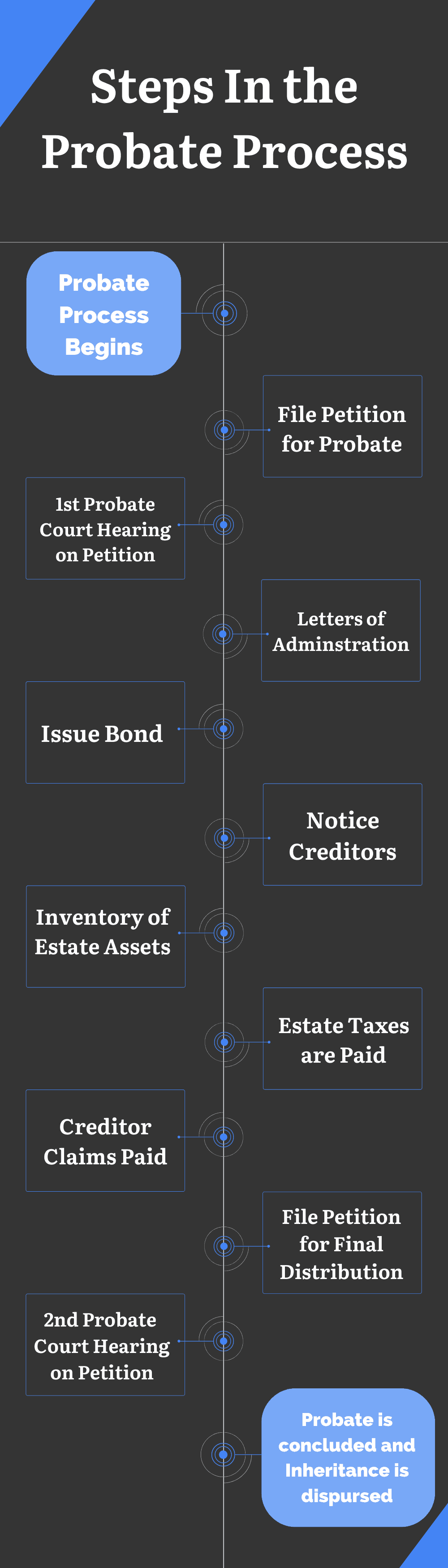 Steps In The Probate Process Infographic