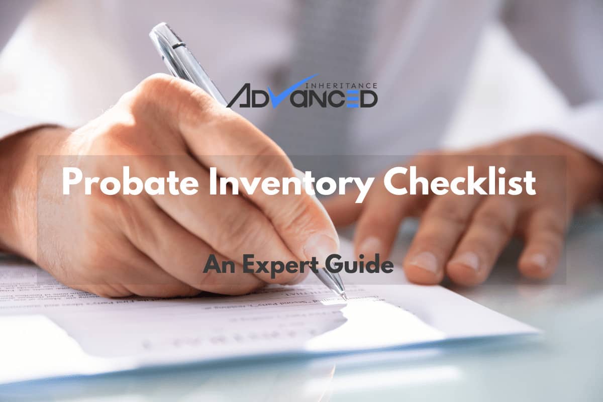 Probate Inventory Checklist